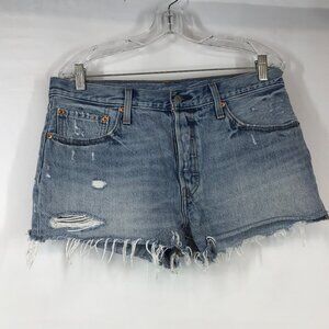 LEVI'S distressed cut offs